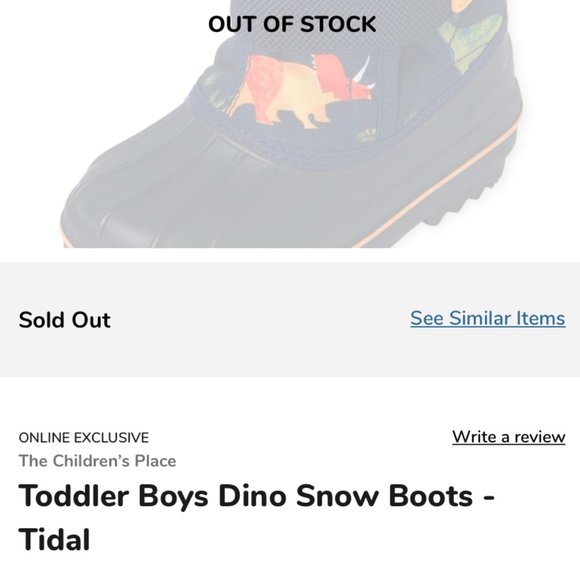 Toddler Boys Dino Snow Boots***Like new, worn once - Picture 12 of 12